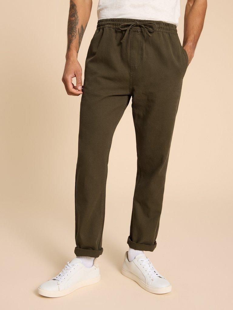 Mens drawstring khaki store pants